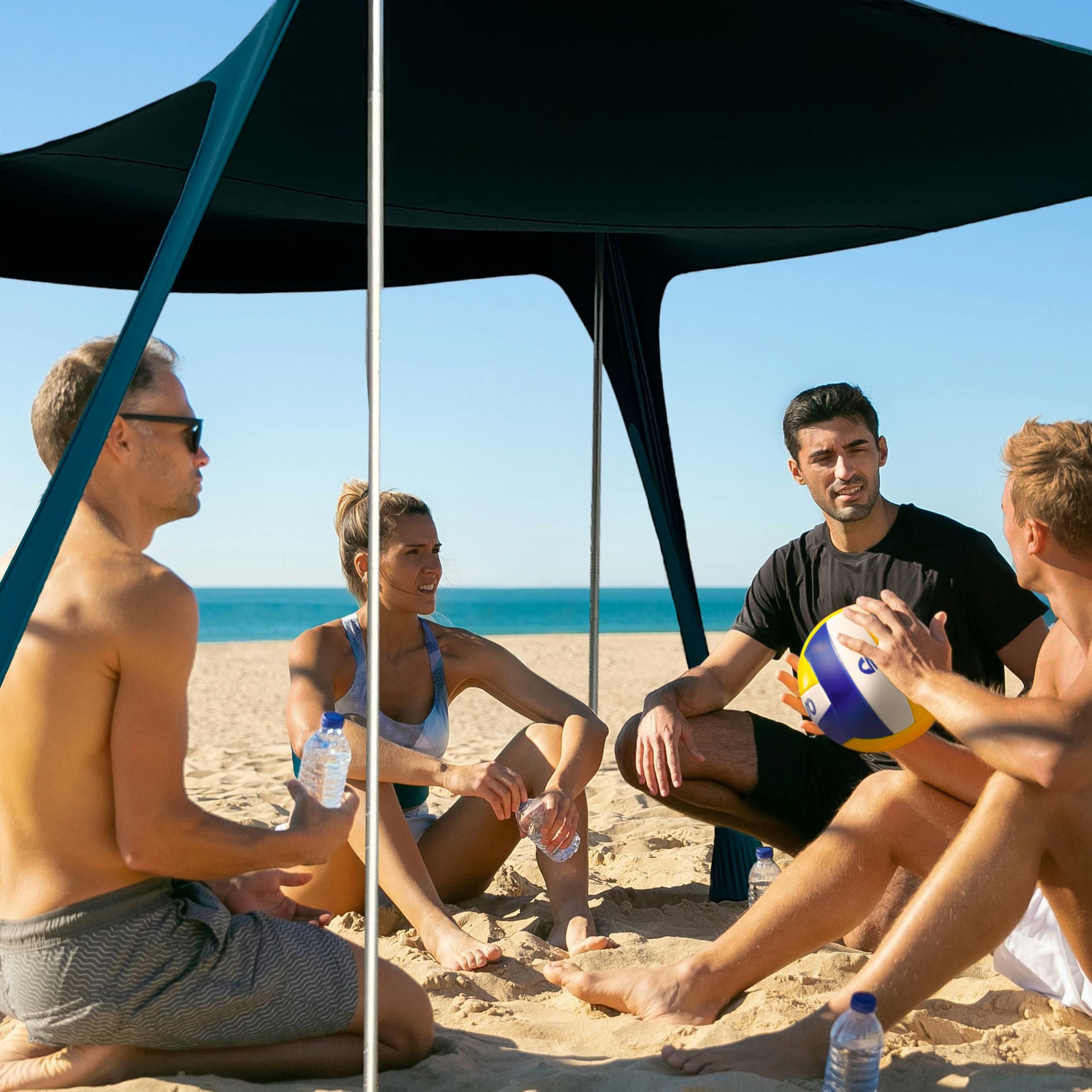 Strandtage mit der ganzen Crew