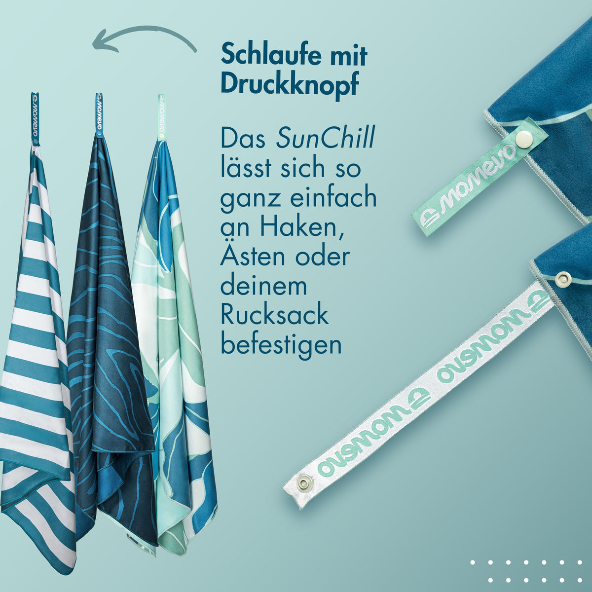 Mikrofaser-Handtuch SunChill 80 × 160 cm