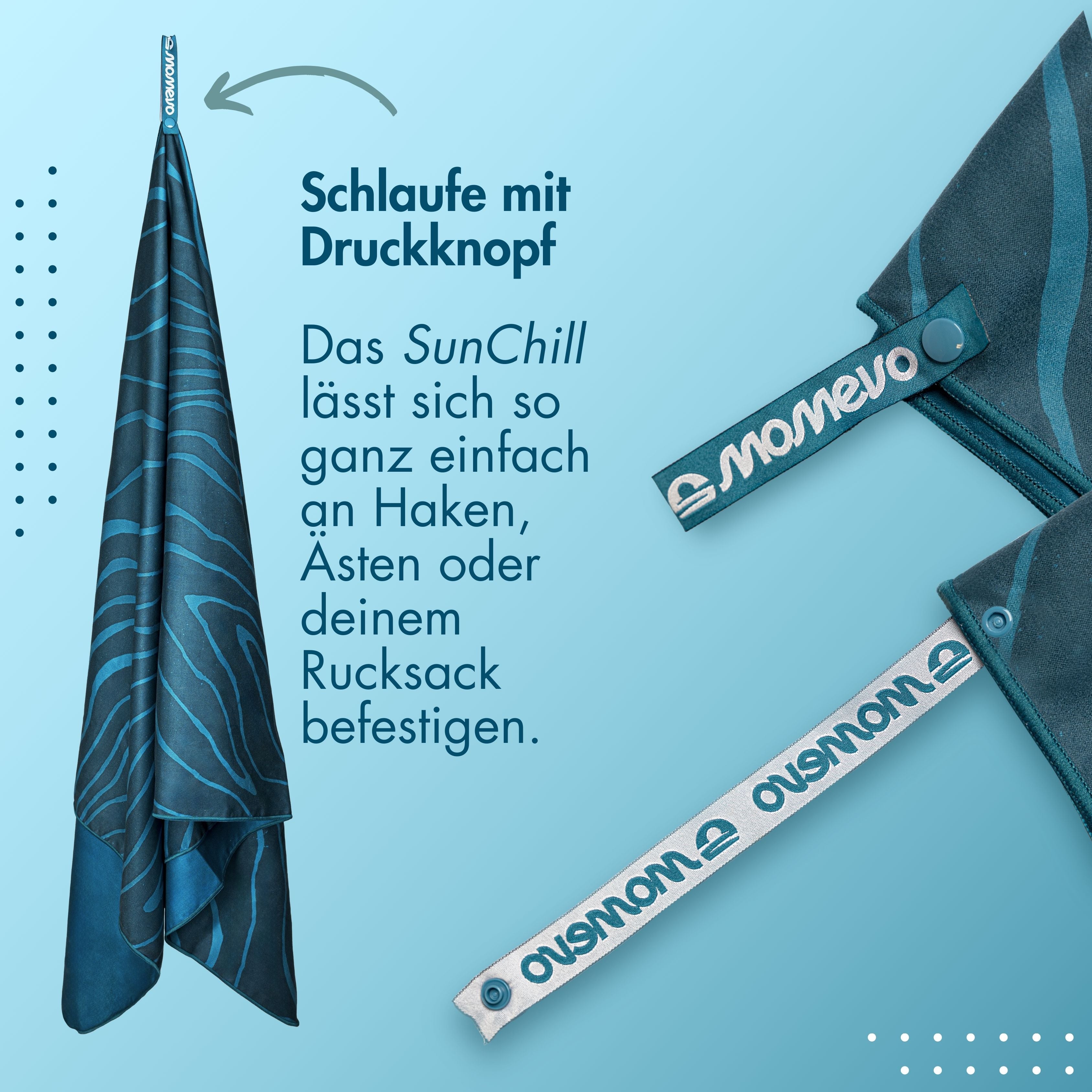Mikrofaser-Handtuch SunChill 80 × 160 cm