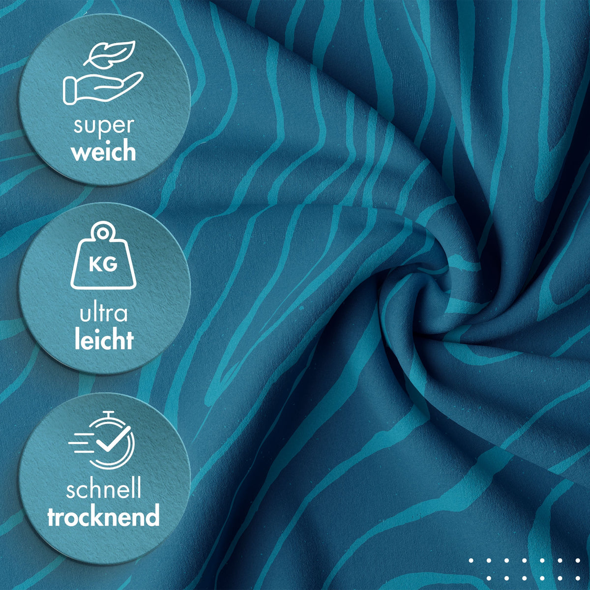 Mikrofaser-Handtuch SunChill 80 × 160 cm