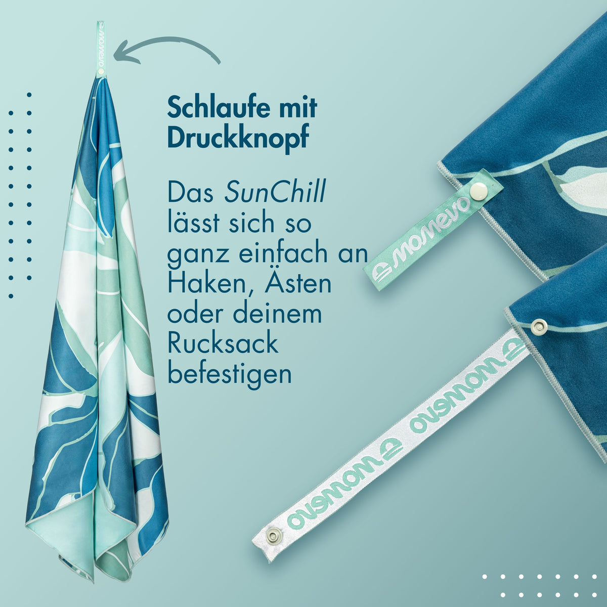 Mikrofaser-Handtuch SunChill 80 × 160 cm