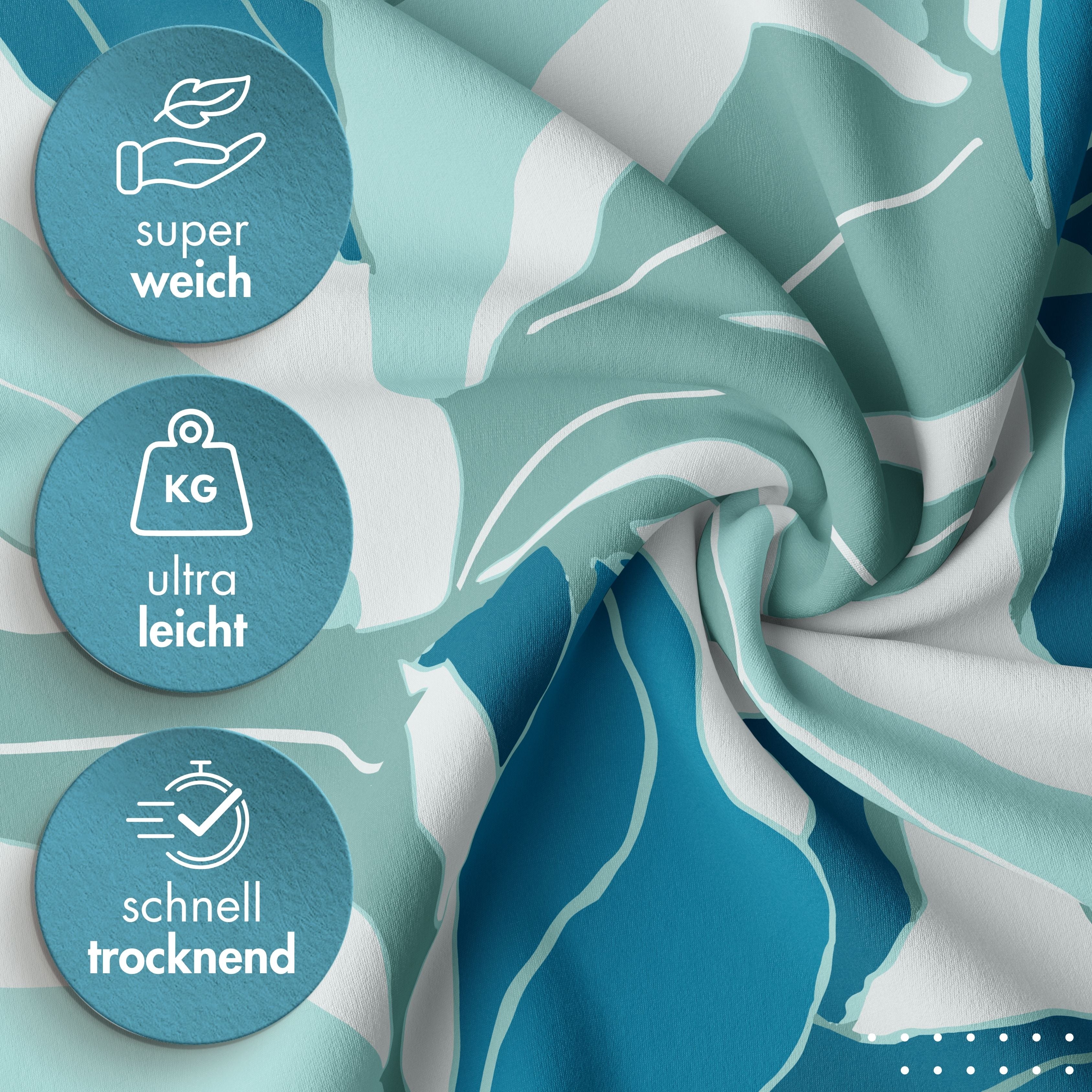 Mikrofaser-Handtuch SunChill 80 × 160 cm