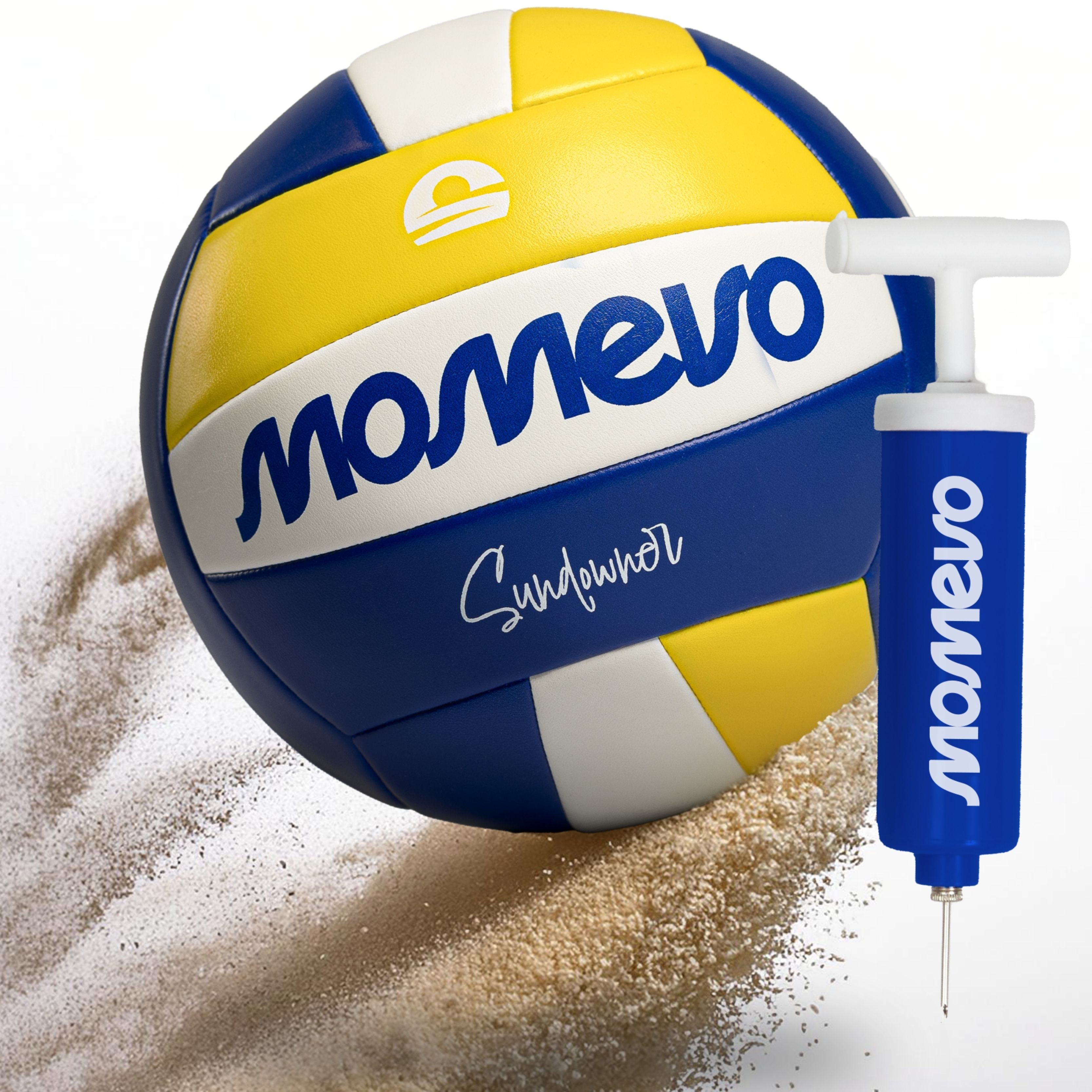 Sundowner Beachvolleyball Set mit Ballpumpe
