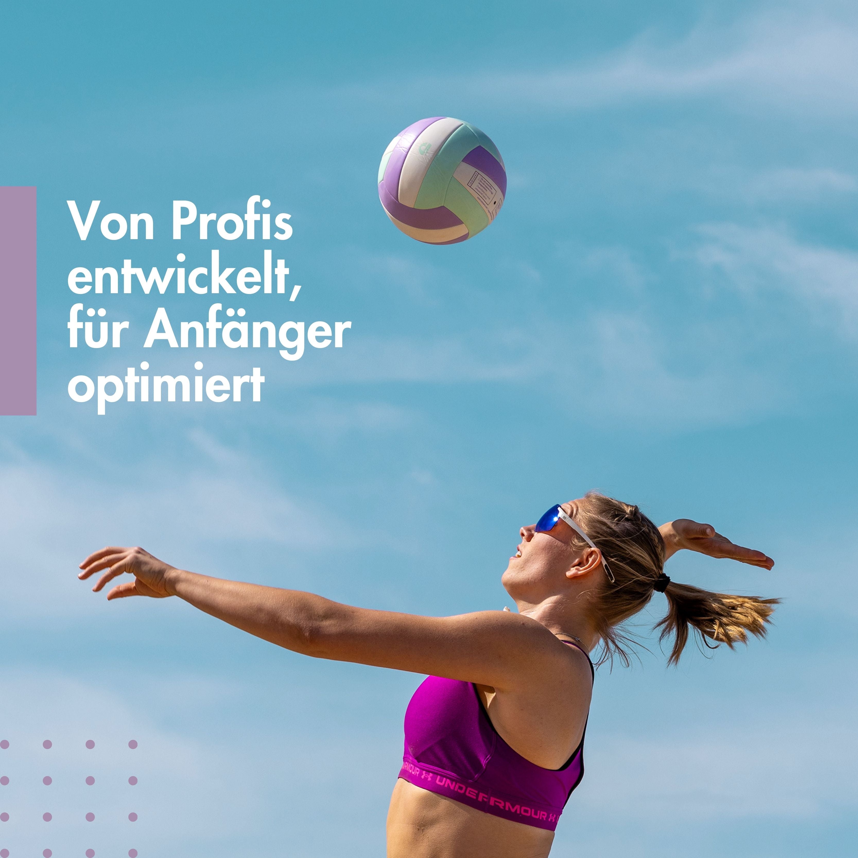 Sundowner Beachvolleyball Set mit Ballpumpe