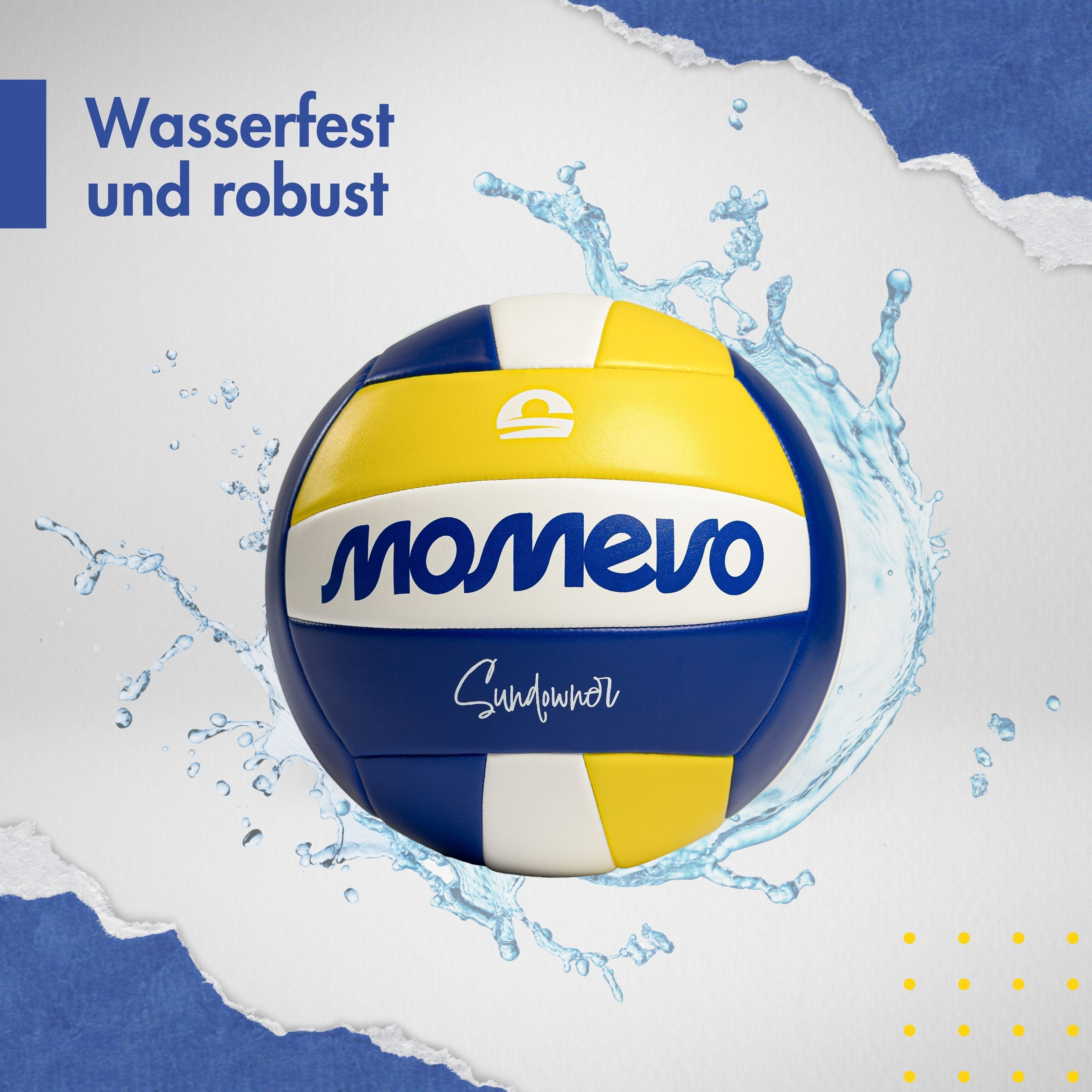 Sundowner Beachvolleyball Set mit Ballpumpe