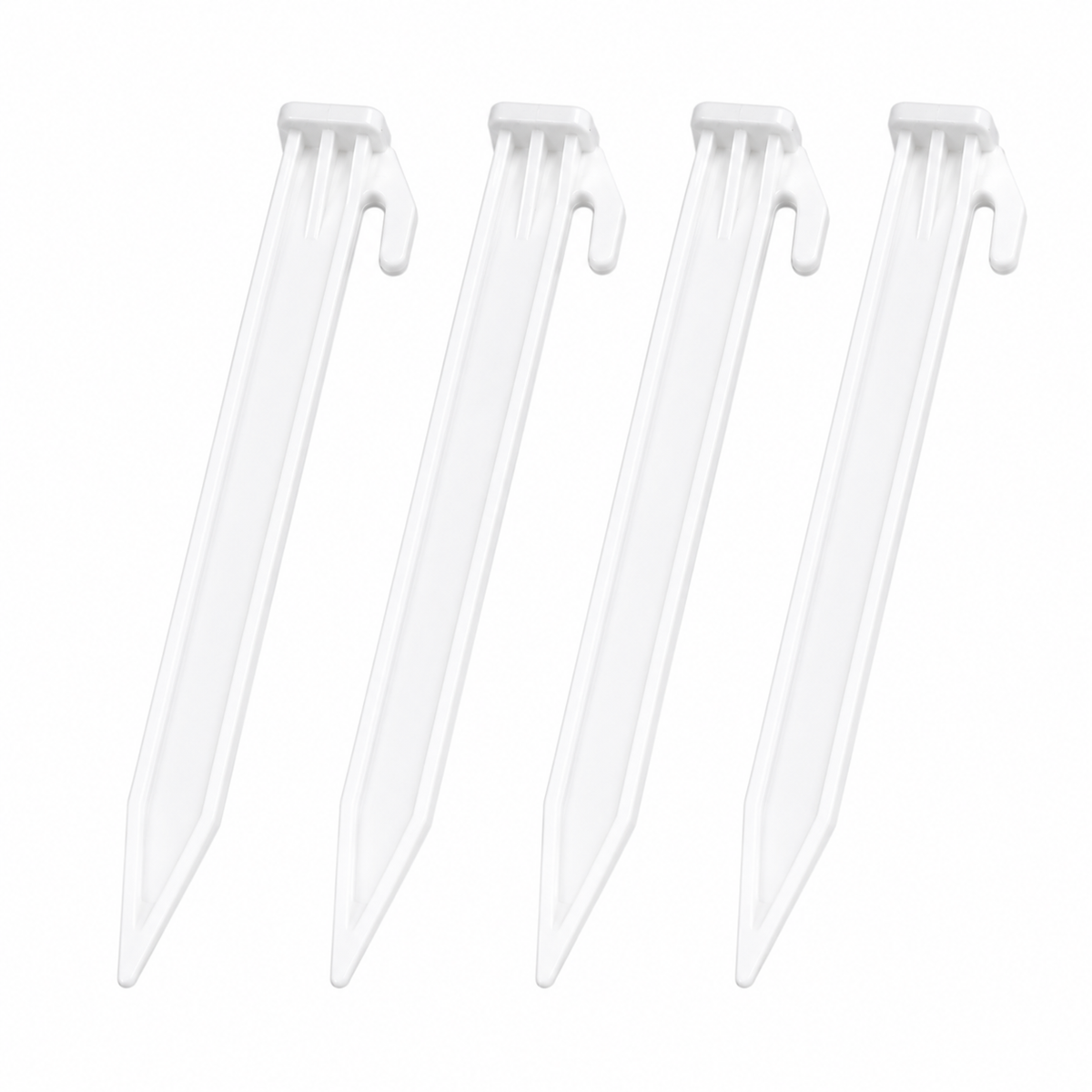 4x Heringe Set weiß 15cm für Momevo Sunsail