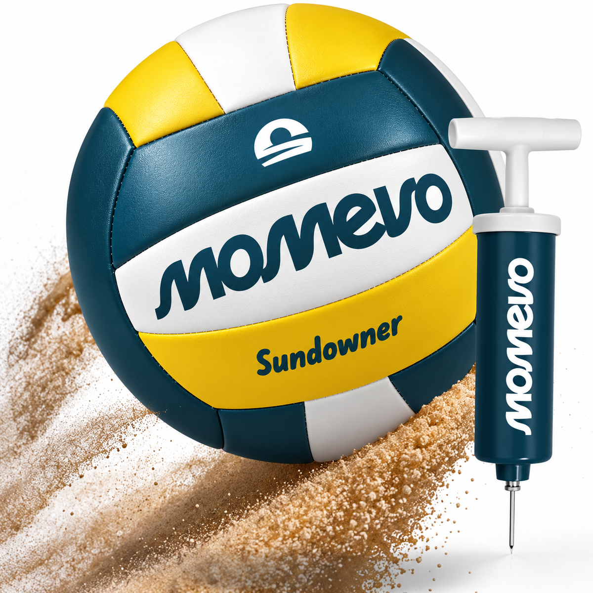 Sundowner Beachvolleyball Set mit Ballpumpe