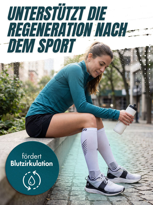 BambooSox – Sport Kompressionsstrümpfe aus zertifiziertem Bambus | 2 Paar