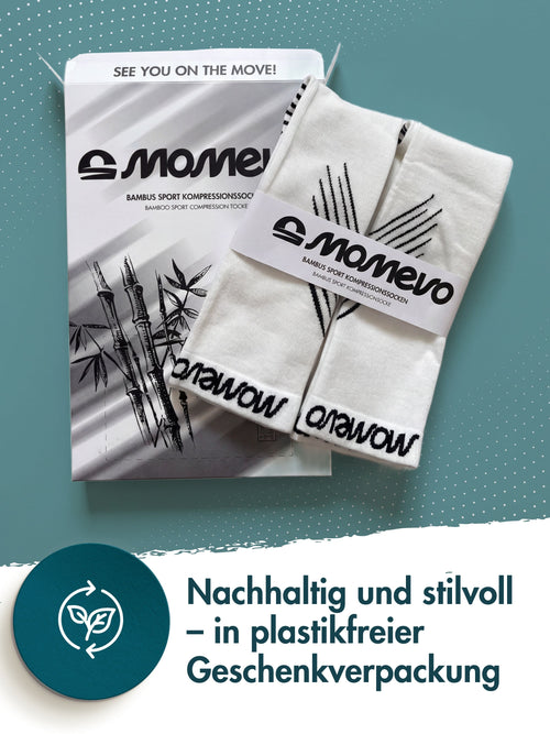 BambooSox – Sport Kompressionsstrümpfe aus zertifiziertem Bambus | 2 Paar