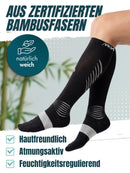 BambooSox – Sport Kompressionsstrümpfe aus zertifiziertem Bambus | 2 Paar