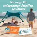 Momevo Sunsail Strandzelt Sonnensegel mit UPF50+