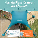 Momevo Sunsail Strandzelt Sonnensegel mit UPF50+
