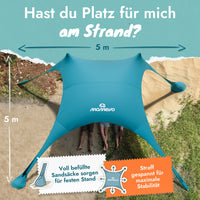 Momevo Sunsail Strandzelt Sonnensegel mit UPF50+