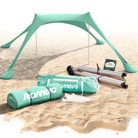 Momevo Sunsail Strandzelt Sonnensegel mit UPF50+