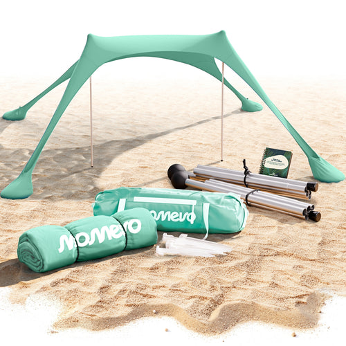Momevo Sunsail Strandzelt Sonnensegel mit UPF50+