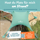 Momevo Sunsail Strandzelt Sonnensegel mit UPF50+