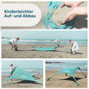 Momevo Sunsail Strandzelt Sonnensegel mit UPF50+