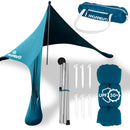 Momevo Sunsail Strandzelt Sonnensegel mit UPF50+