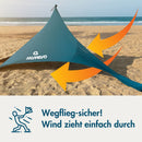 Momevo Sunsail Strandzelt Sonnensegel mit UPF50+