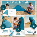 Momevo Sunsail Tipi Strandzelt Sonnensegel mit UPF50+
