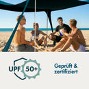Momevo Sunsail Strandzelt Sonnensegel mit UPF50+