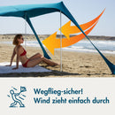 Momevo Sunsail Strandzelt Sonnensegel mit UPF50+