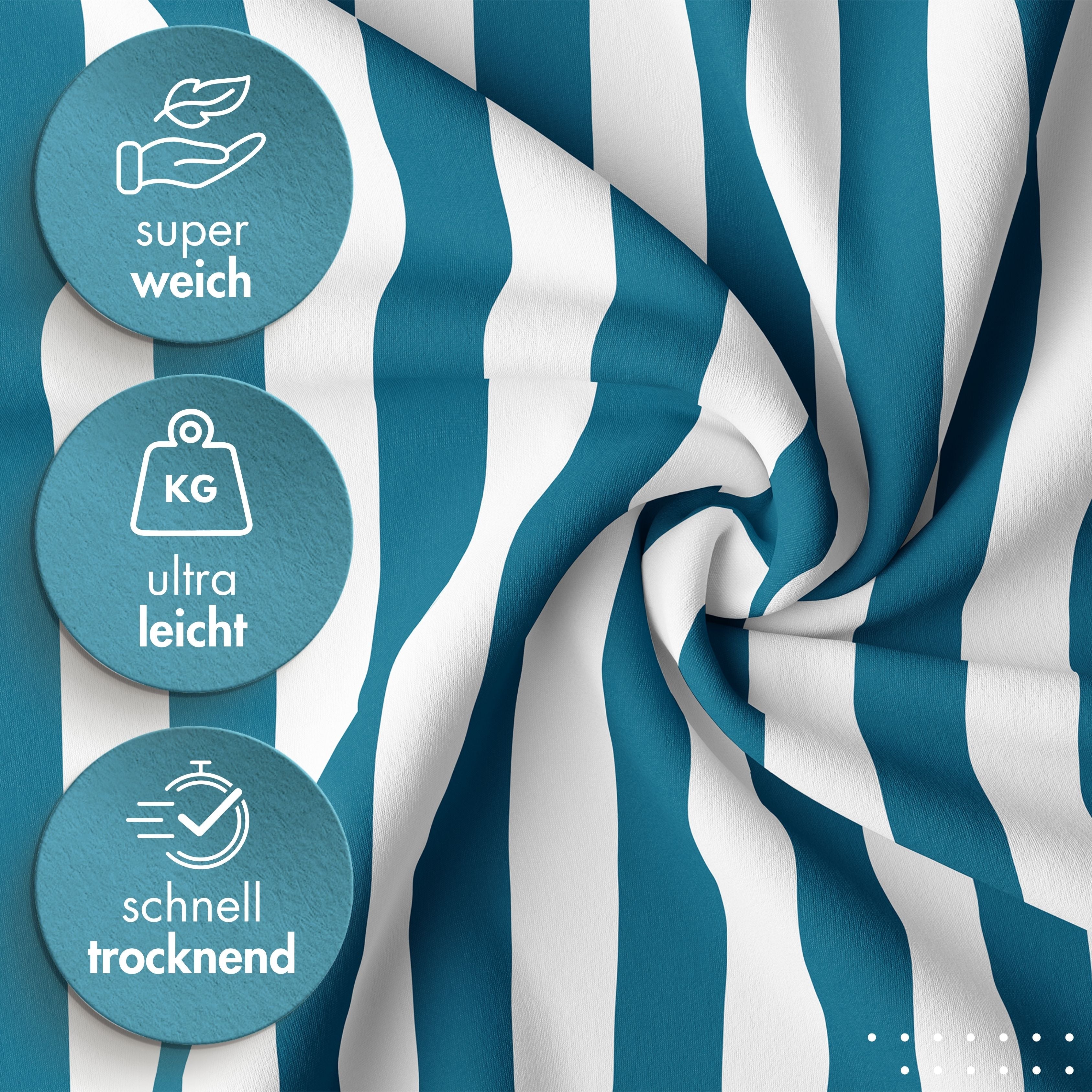 Mikrofaser-Handtuch SunChill 80 × 160 cm