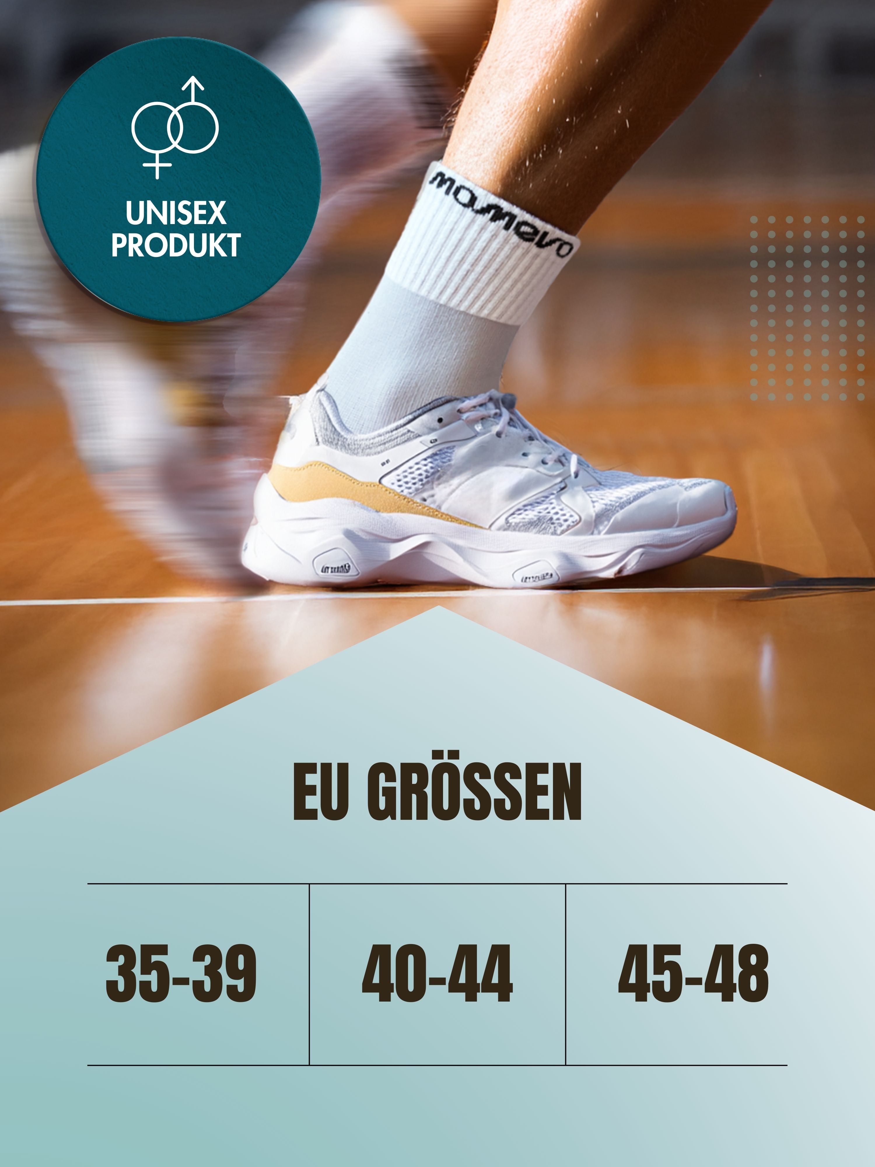 VolleySox – Premium Volleyball Socken mit Grip-Pads | 3 Paar