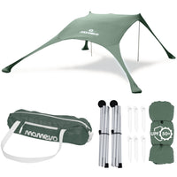 Momevo Sunsail Strandzelt Sonnensegel mit UPF50+