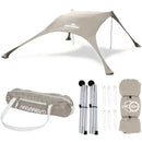 Momevo Sunsail Strandzelt Sonnensegel mit UPF50+