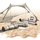 Momevo Sunsail Strandzelt Sonnensegel mit UPF50+