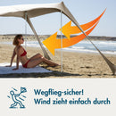 Momevo Sunsail Strandzelt Sonnensegel mit UPF50+