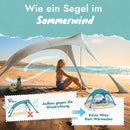 Momevo Sunsail Strandzelt Sonnensegel mit UPF50+