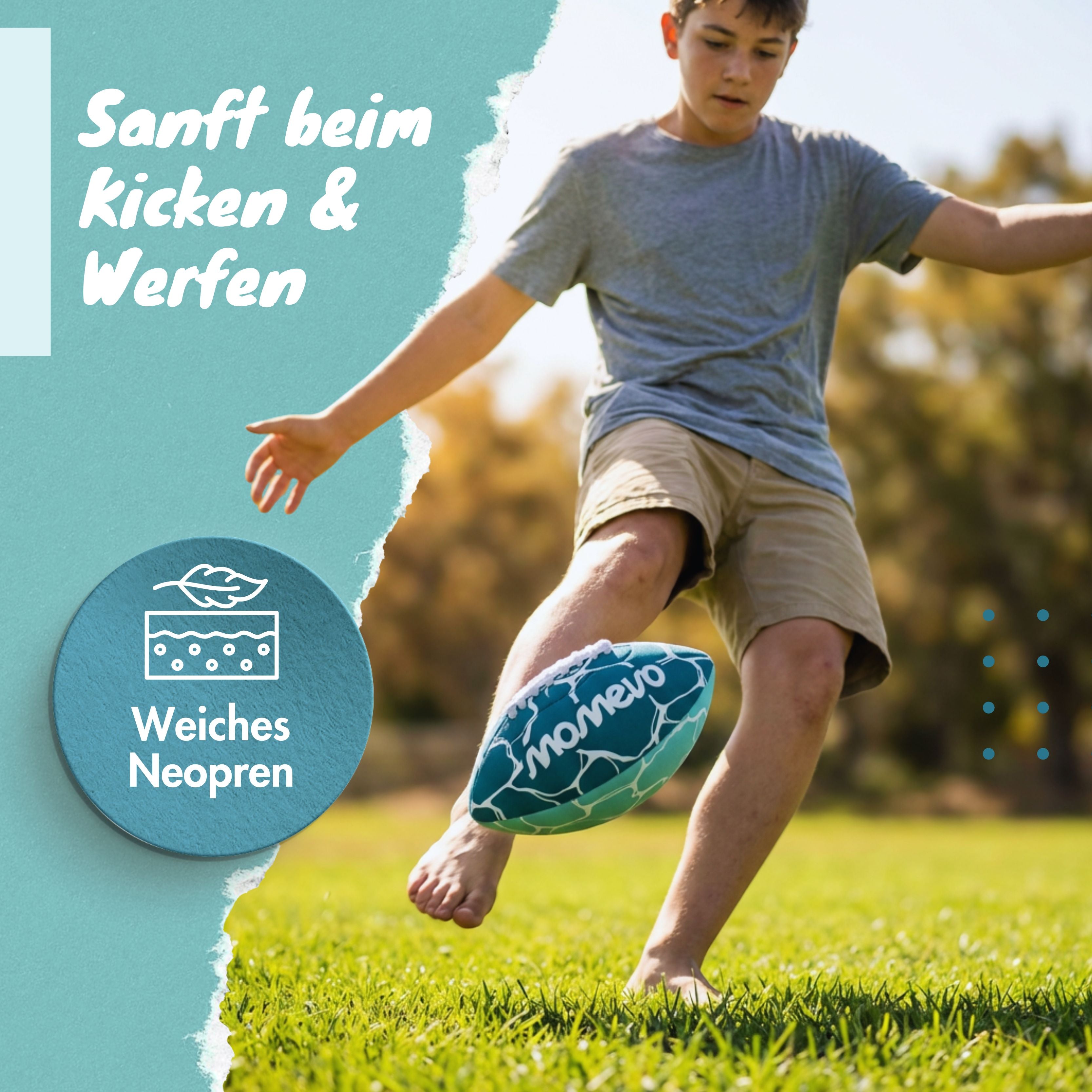 Weicher American Football BeachBuddy Egg aus Neopren