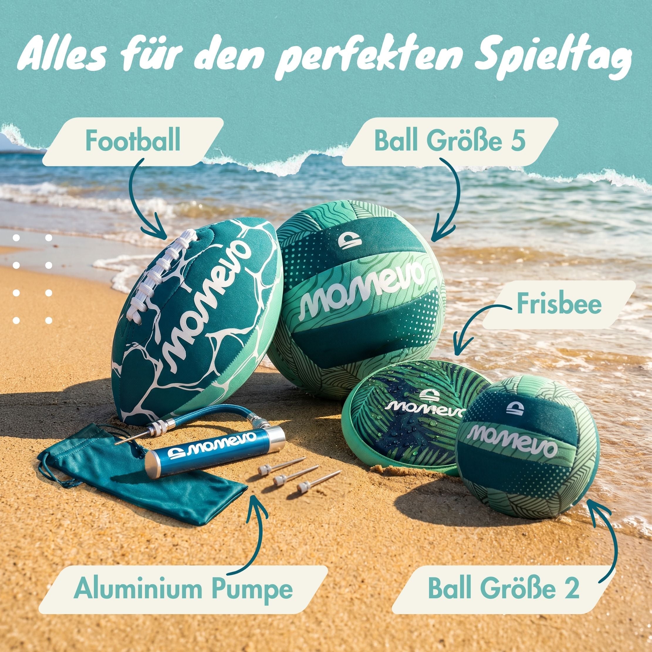 BeachBuddy Kinder Wasser Spielzeug Set – 5er Bundle
