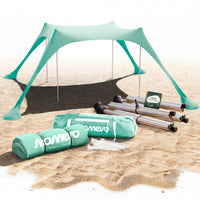 Momevo Sunsail Strandzelt Sonnensegel mit UPF50+