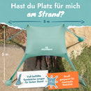Momevo Sunsail Strandzelt Sonnensegel mit UPF50+