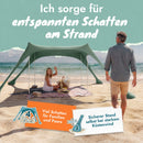 Momevo Sunsail Strandzelt Sonnensegel mit UPF50+