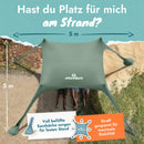 Momevo Sunsail Strandzelt Sonnensegel mit UPF50+