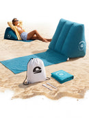 Airlounge Strandlehne aufblasbarer Beach Lounger Petrolblau