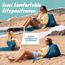 Airlounge Strandlehne aufblasbarer Beach Lounger Petrolblau
