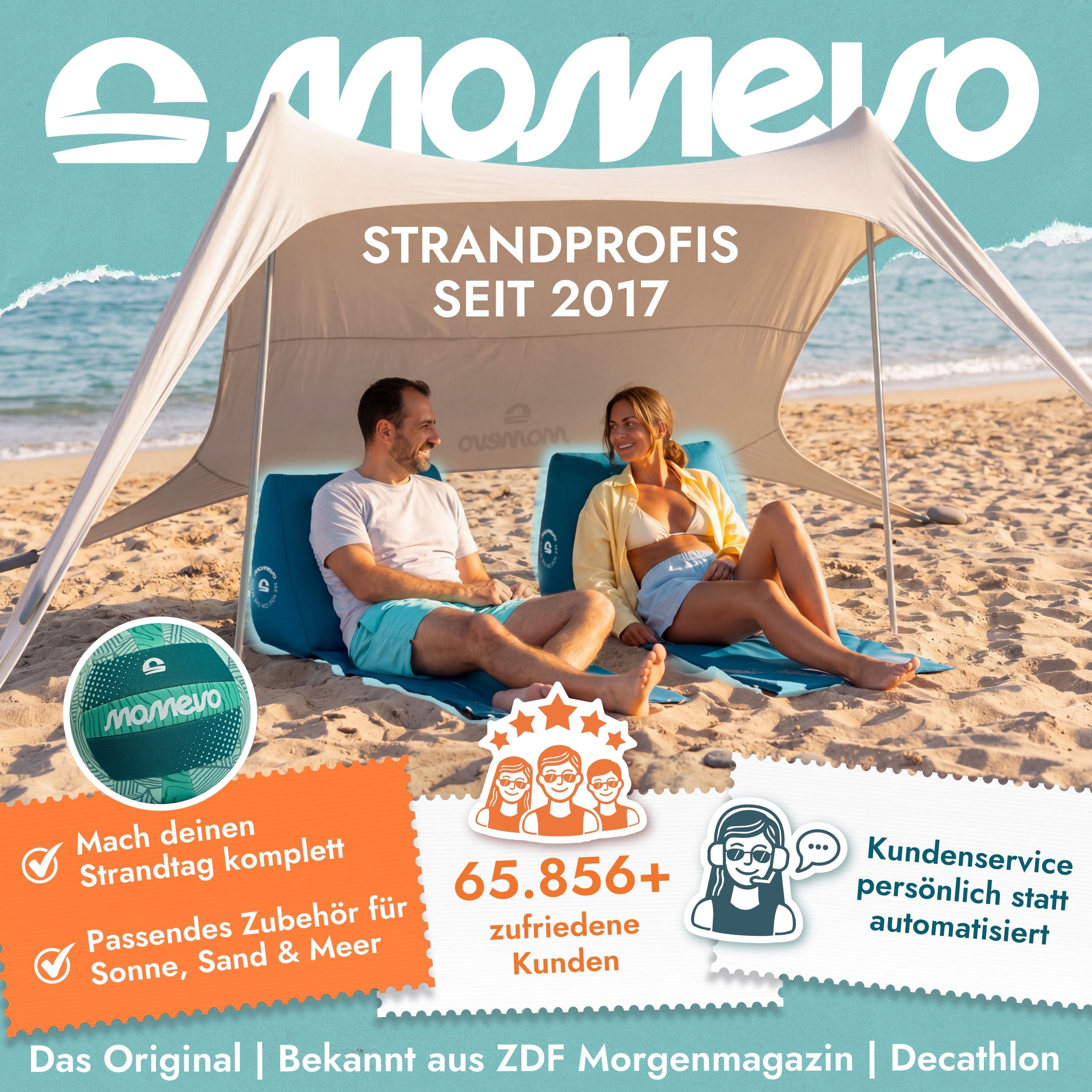 Airlounge Strandlehne aufblasbarer Beach Lounger Petrolblau