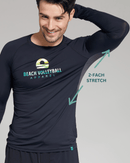 Beachvolleyball Longsleeve Top Herren