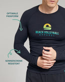 Beachvolleyball Longsleeve Top Herren