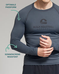 Beachvolleyball Longsleeve Top Herren