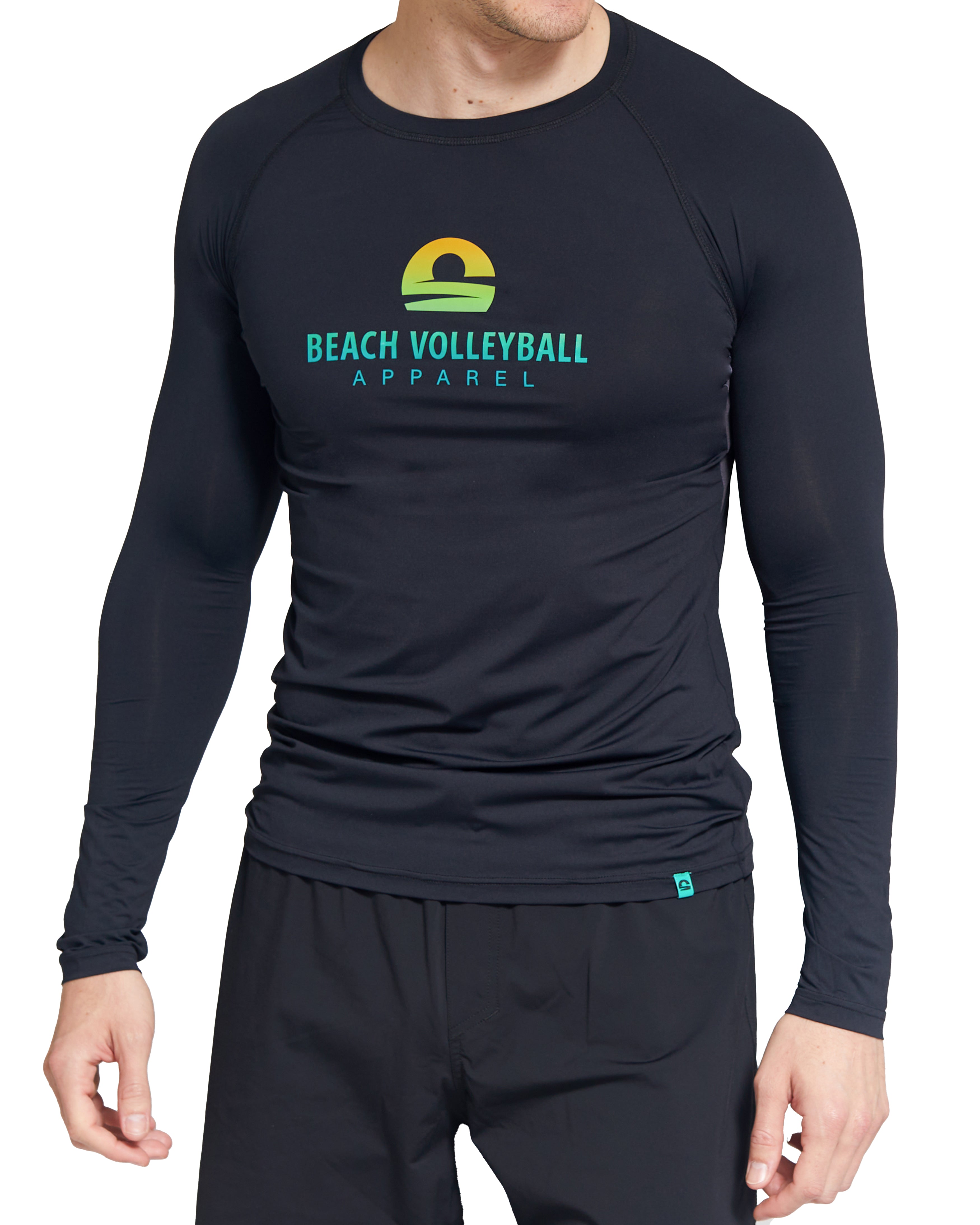 Beachvolleyball Longsleeve Top Herren