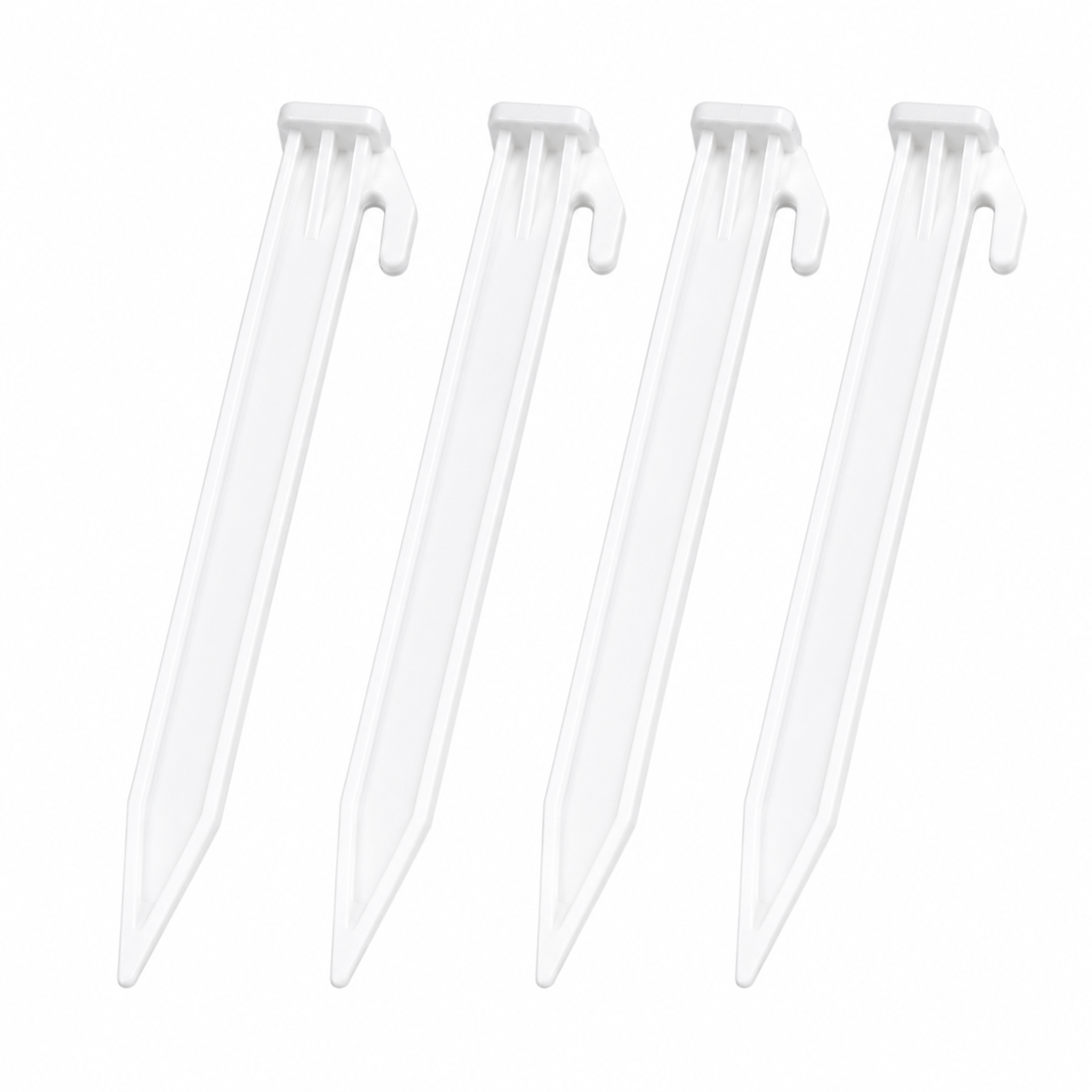 4x Heringe Set weiß 15cm für Momevo Sunsail