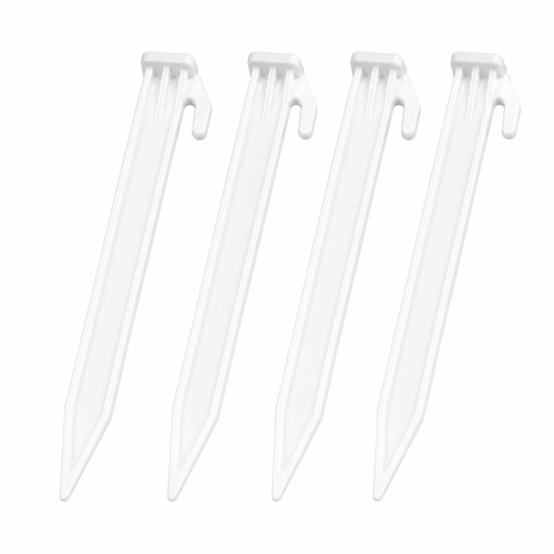 4x Heringe Set weiß 15cm für Momevo Sunsail