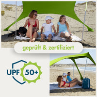 Momevo Sunsail Strandzelt Sonnensegel mit LSF50+